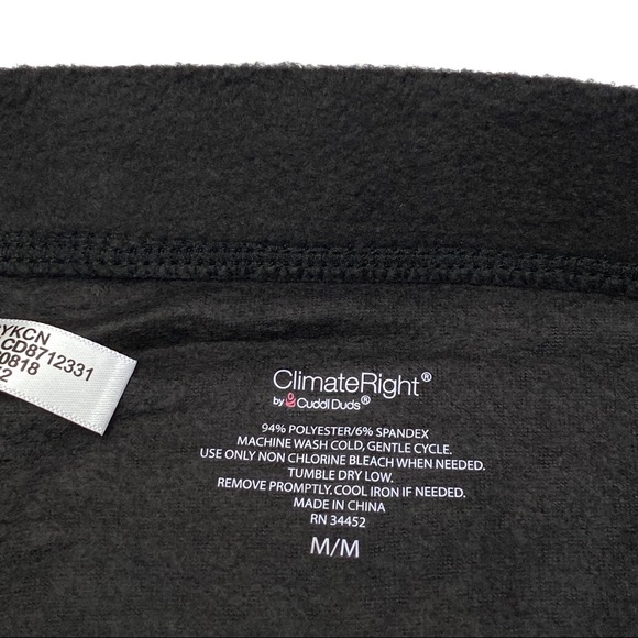 Cuddl Duds Climate Right Stretch Fleece Leggings - Picture 9 of 11